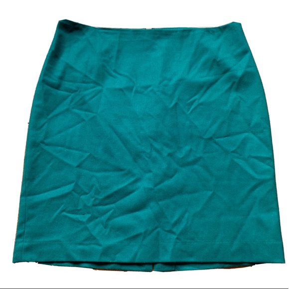 Talbots Dresses & Skirts - Talbots Green Wool Pencil Skirt